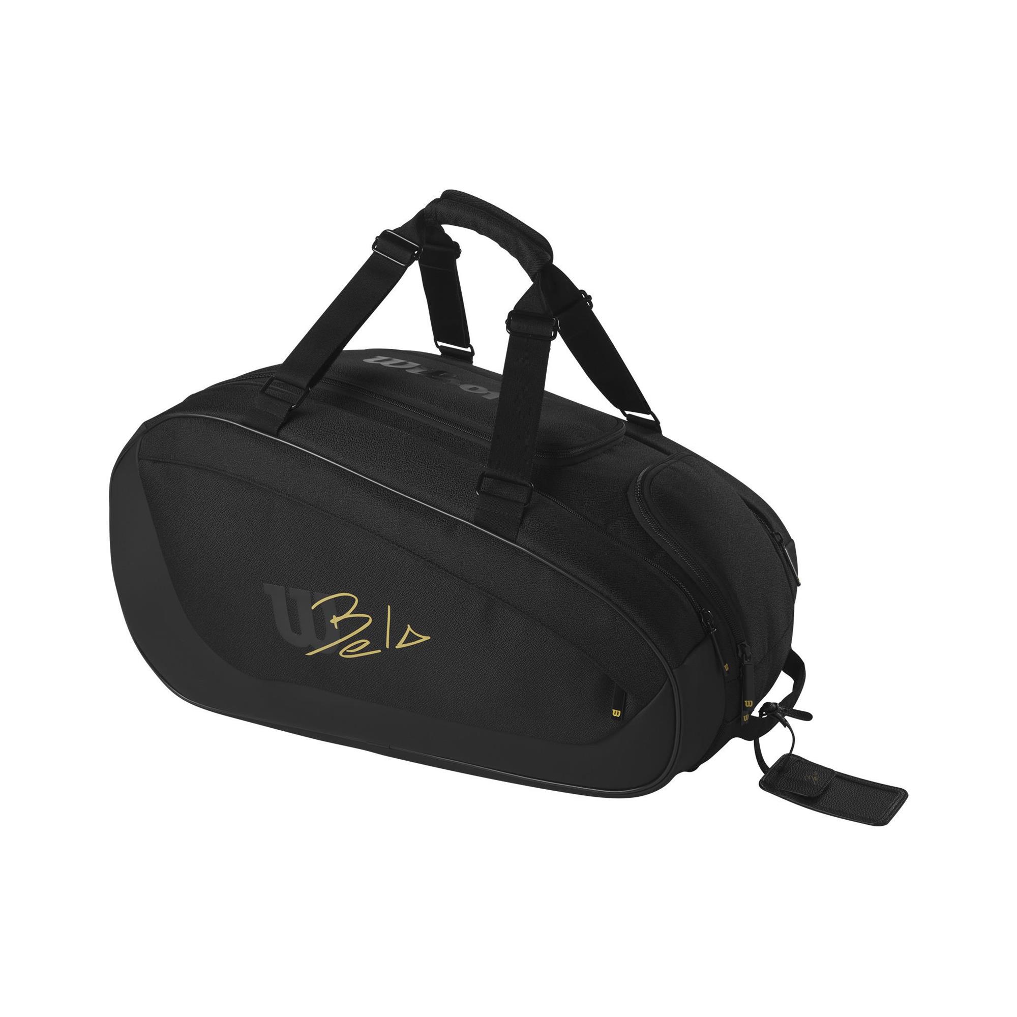 Wilson Negro Bela Super Tour Padel Fernando Belasteguin (Paletero) - Imagen 5