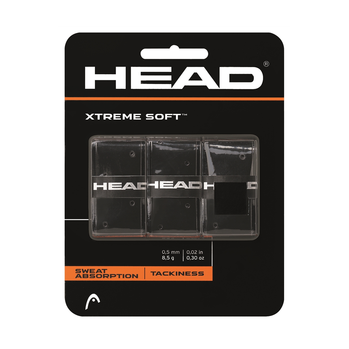 Head Xtreme Soft Pro Overgrip Black – Schwarz (Overgrip)