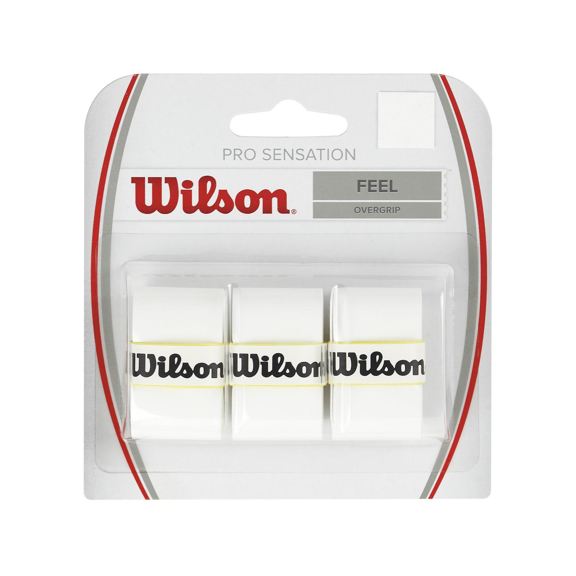 Wilson Unisex Blanco Overgrip Pro Sensation Wrz4010wh - Imagen 4