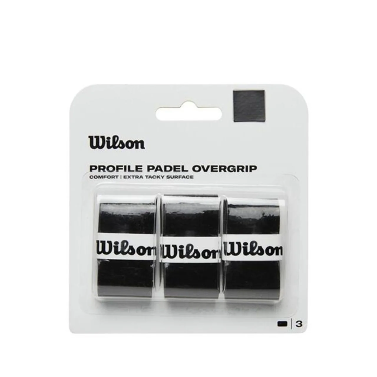 Wilson Profile Padel Overgrip 3-pack Black