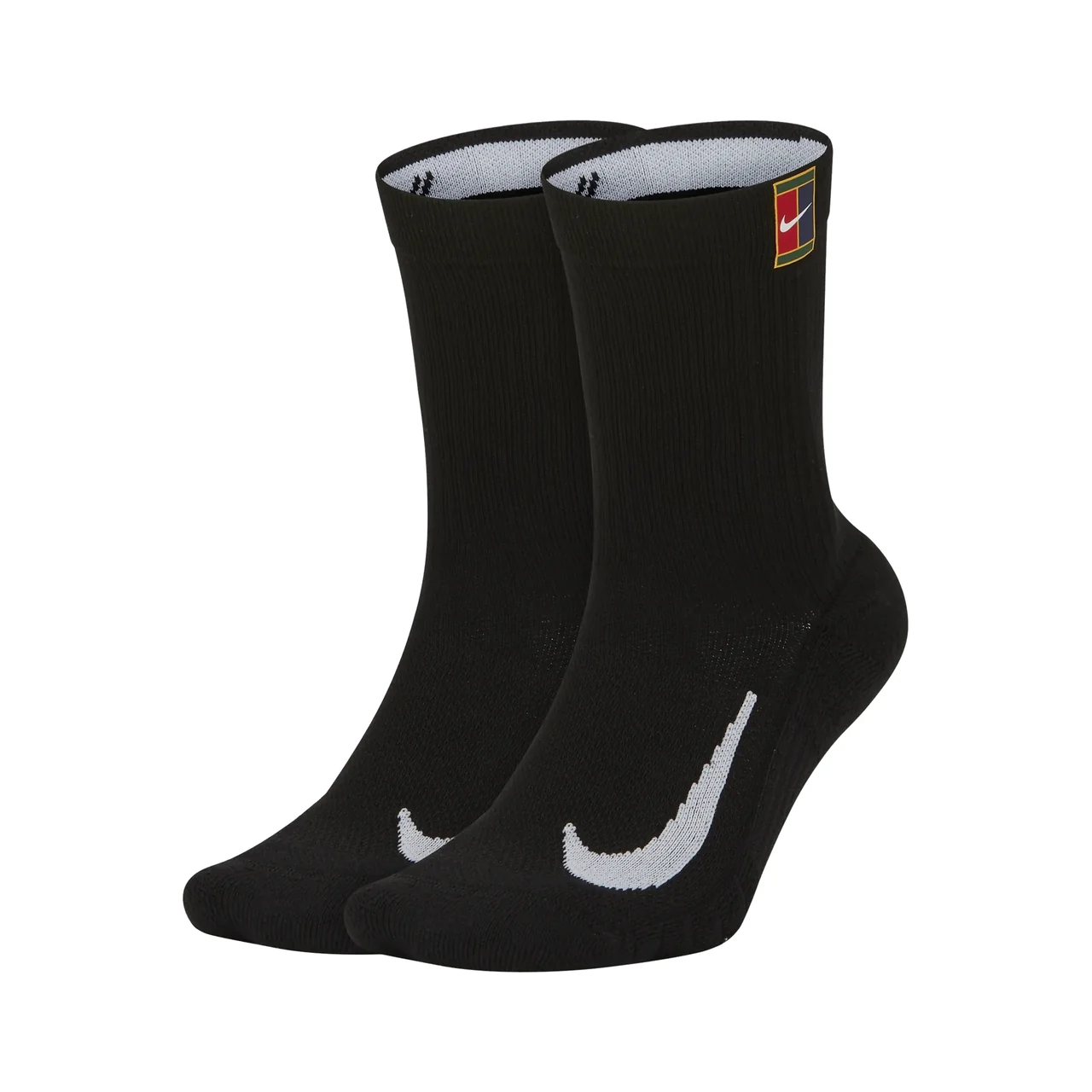 Nike Court Multiplier Cushioned Socks 2-pack Black