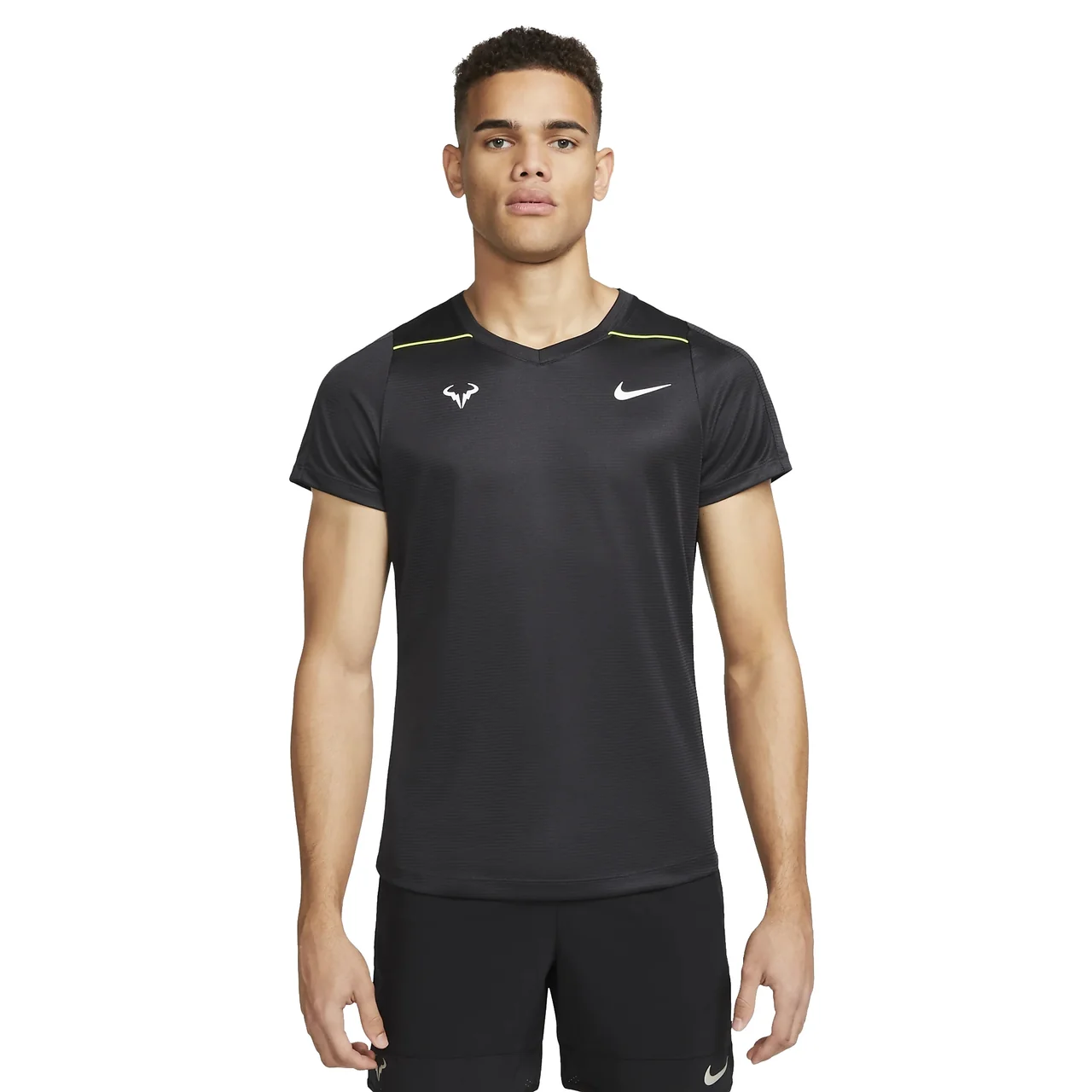 Nike Court Dri-Fit Challenger Rafa Tee Off Noir/White