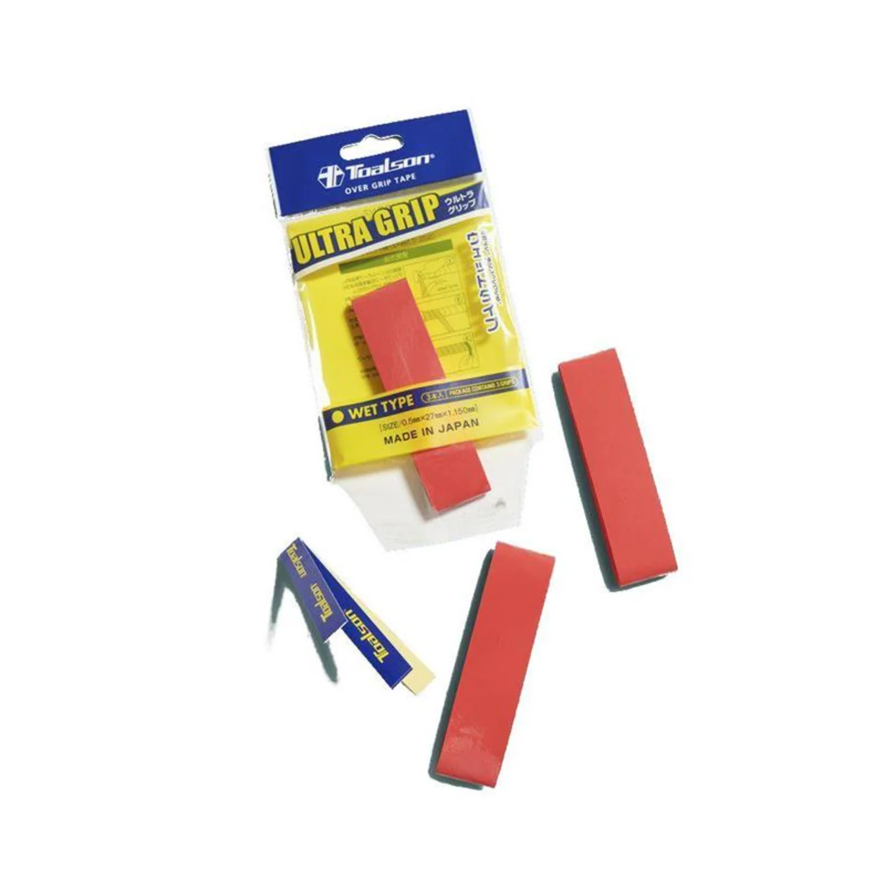 Toalson Ultra Grip 3-pack Neon Red