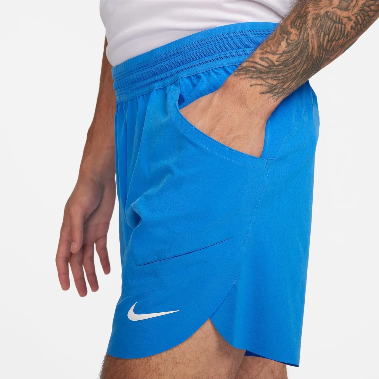 Nike Rafa Dri-Fit ADV Shortsit 7" Sininen/vaalea sitruuna