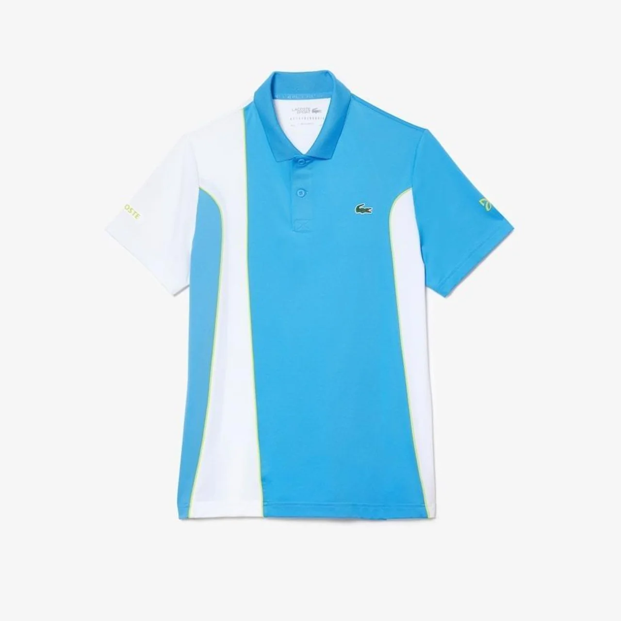 Lacoste Sports Polo Novak Djokovic White/Blue