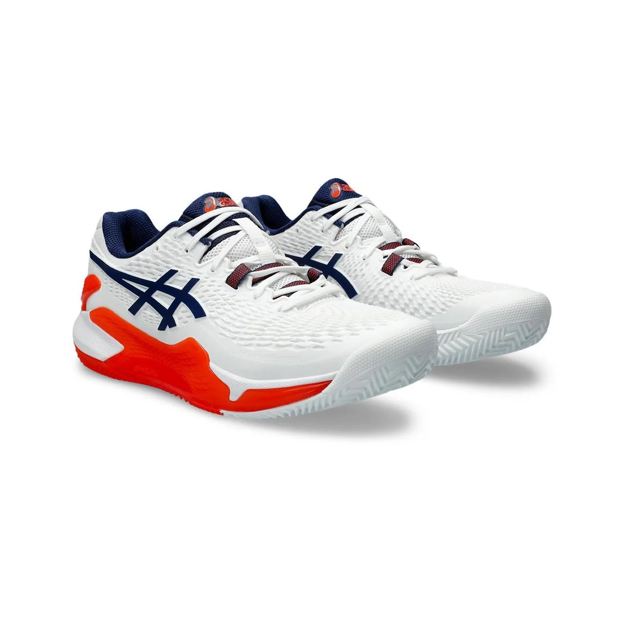 Asics Gel-Resolution 9 Clay White/Blue Expanse
