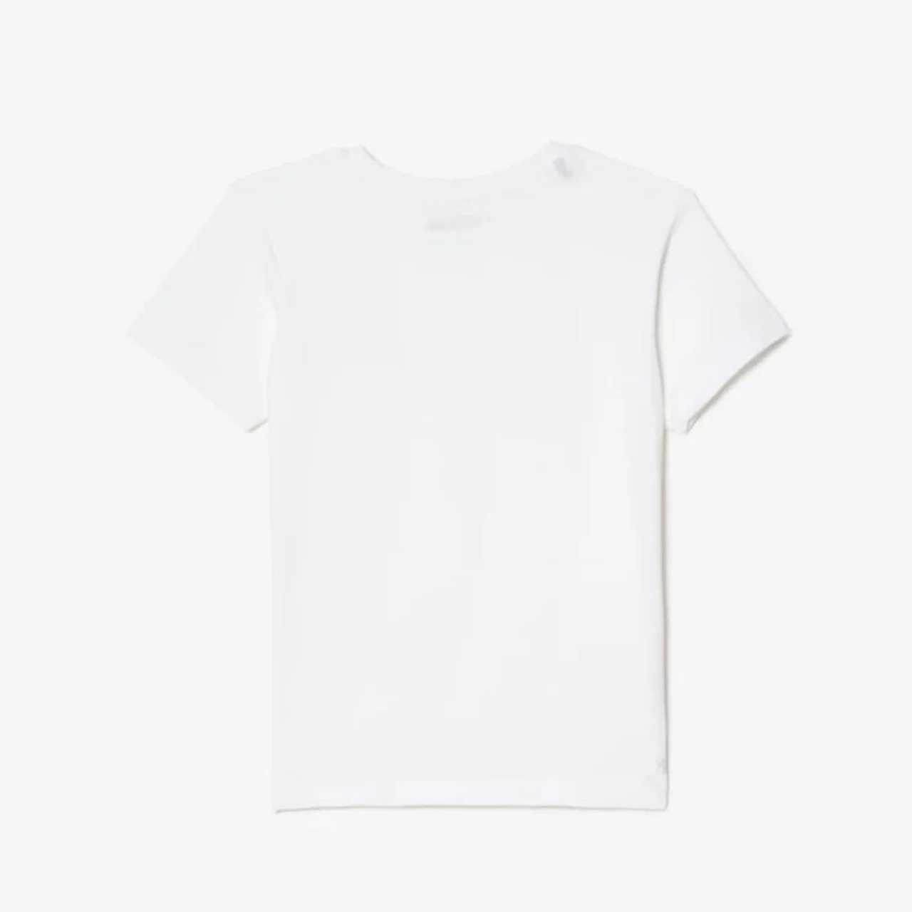 Lacoste Boys Sport Breathable Cotton Blend T-Shirt White