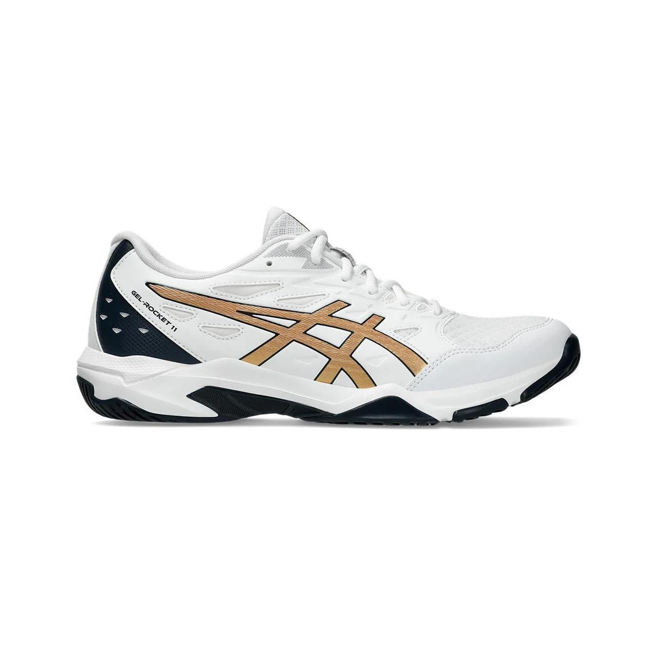 Asics Gel Rocket 11 White Pure Gold LEDAP Shop