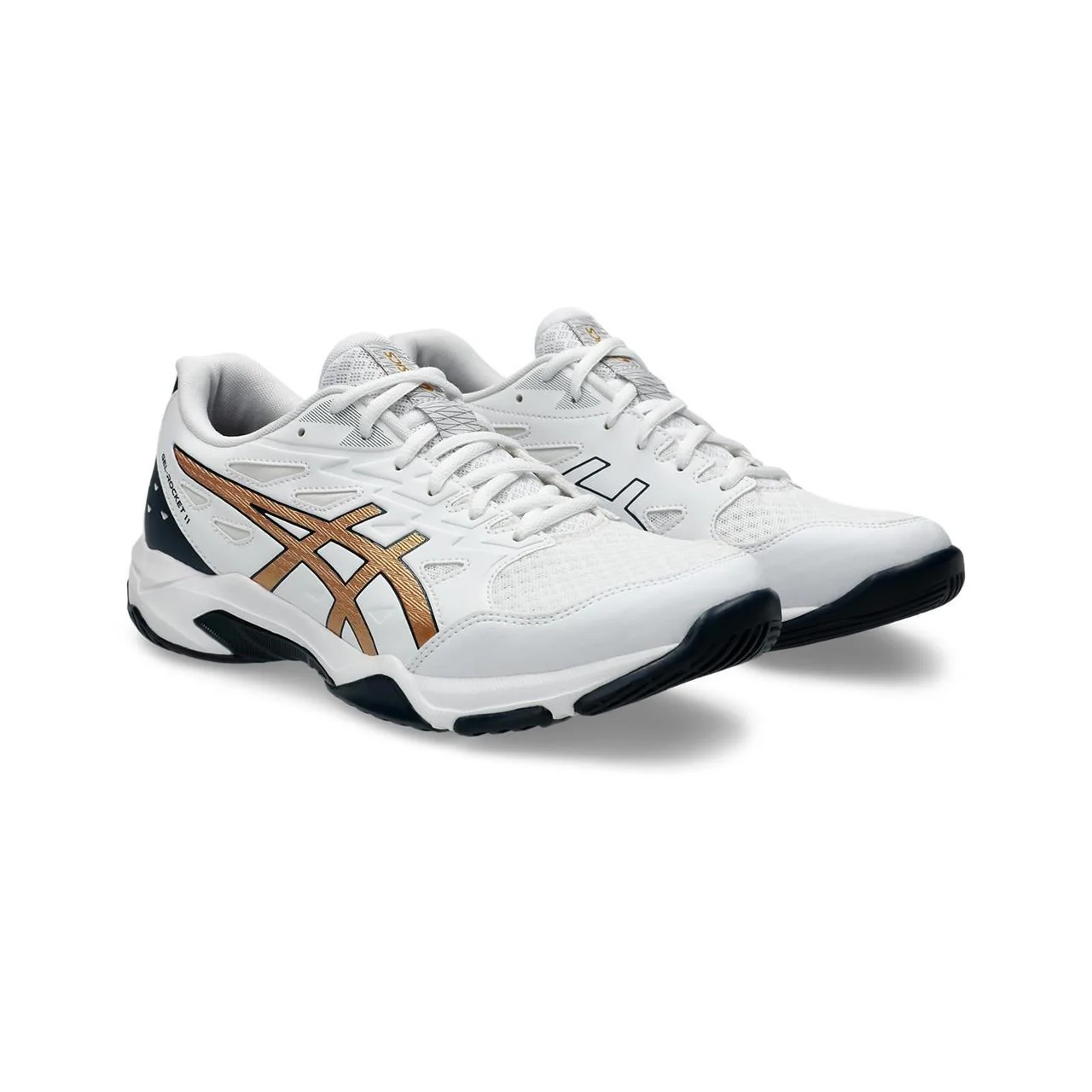 Asics Gel-Rocket 11 White/Pure Gold