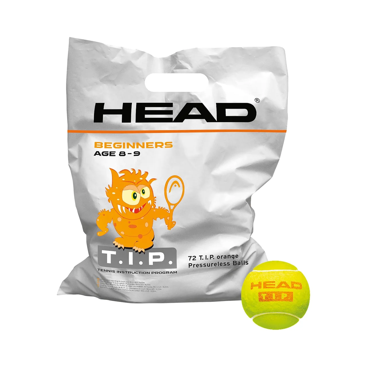 Head Tip Polybag 72-pack Orange