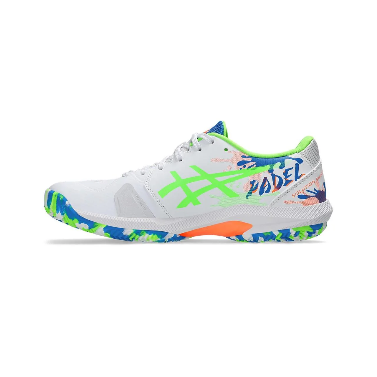 Asics Solution Swift FF 2 Padel White/Green Gecko Limited Edition