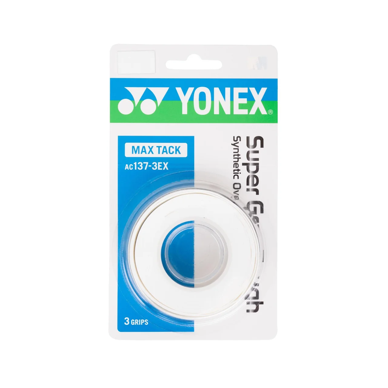 Yonex Super Grap Though Max Tack 3-pack White