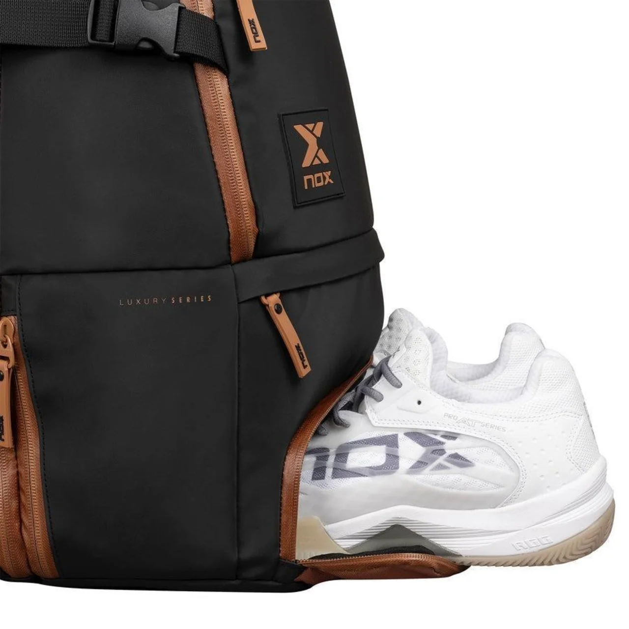 Nox Luxury Open Series Backpack Black/Brown