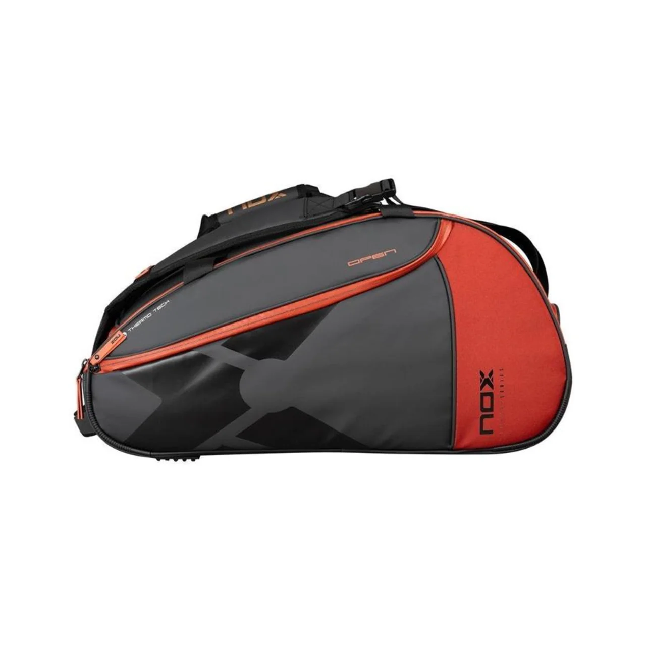 Nox Luxury Open Series Padeltasche schwarz / rot