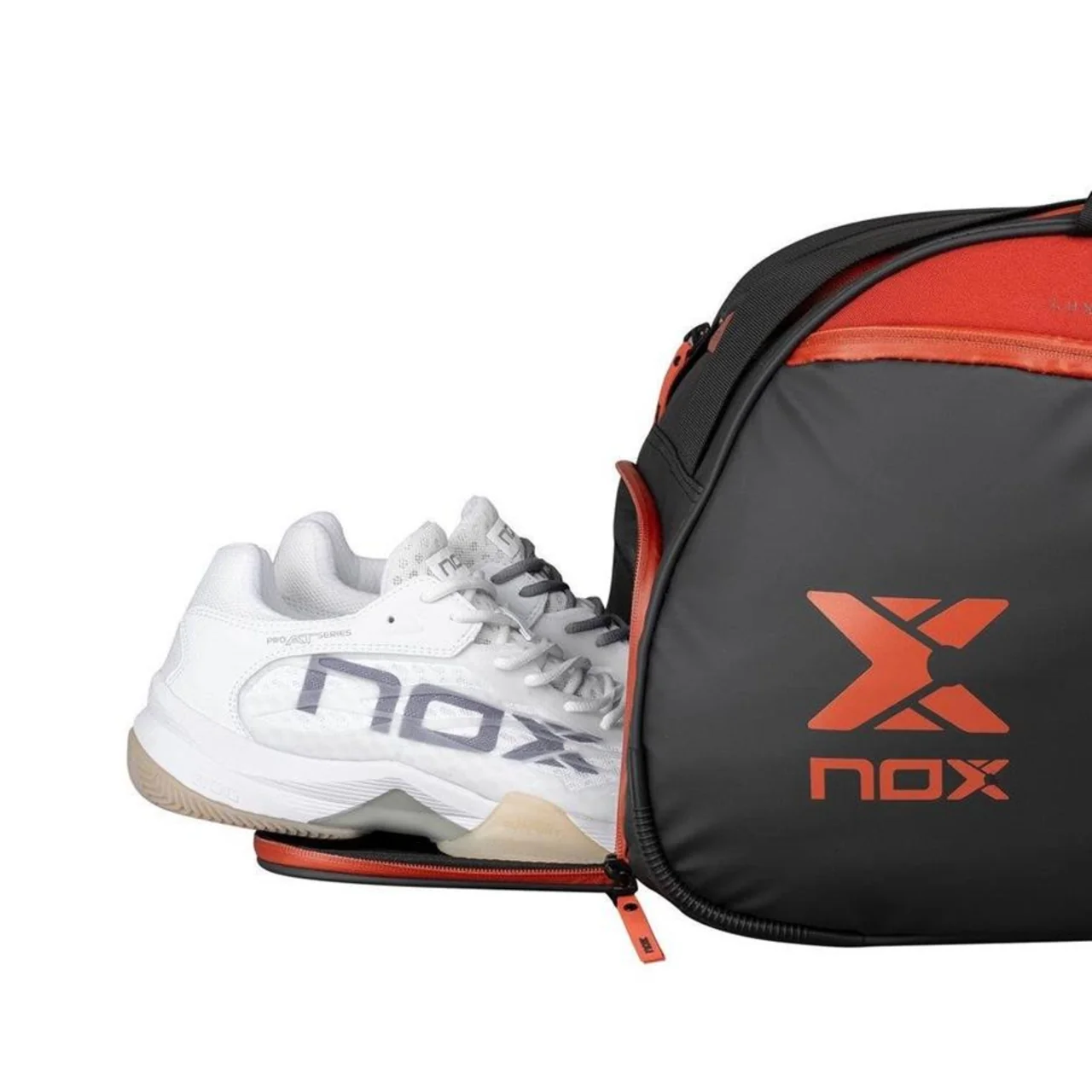 Nox Luxury Open Series Padeltasche schwarz / rot