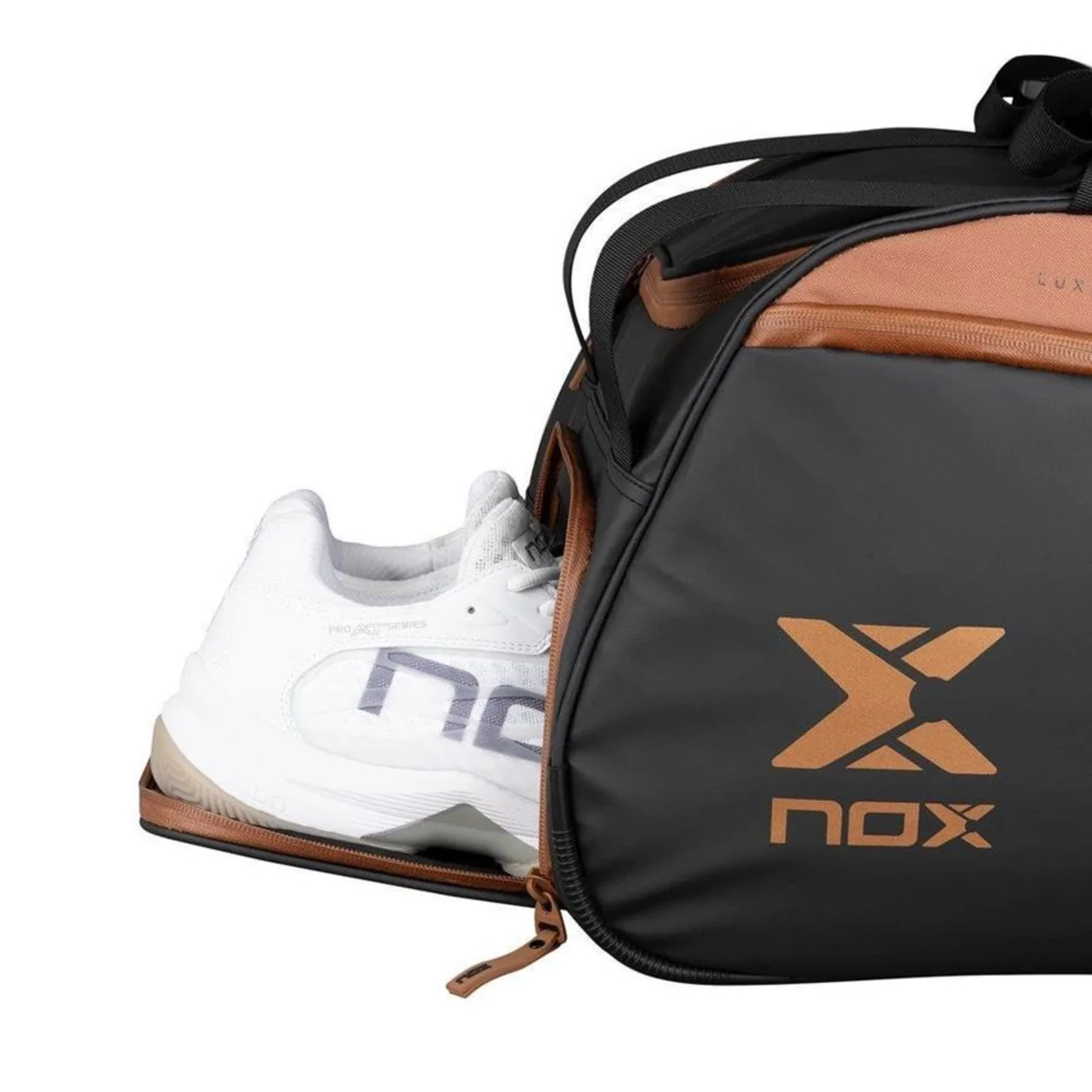 Nox Luxury Open Series Padel Bag Black/Brown