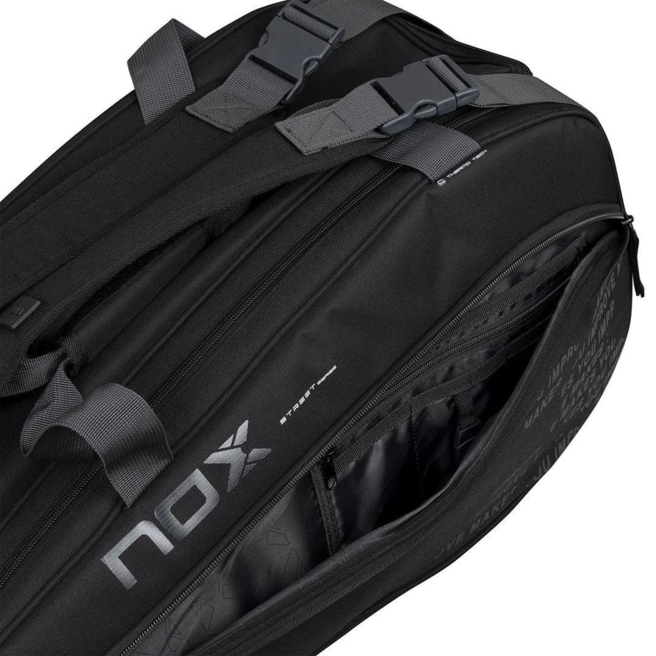 Nox Street Series Padeltasche schwarz/grau