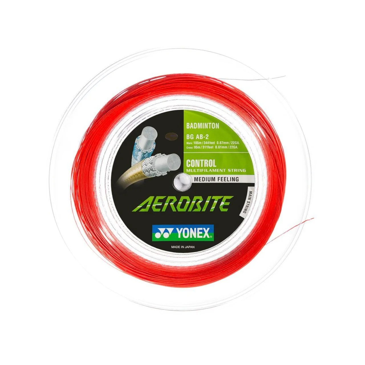 Yonex Aerobite Boost rot/grau 200m