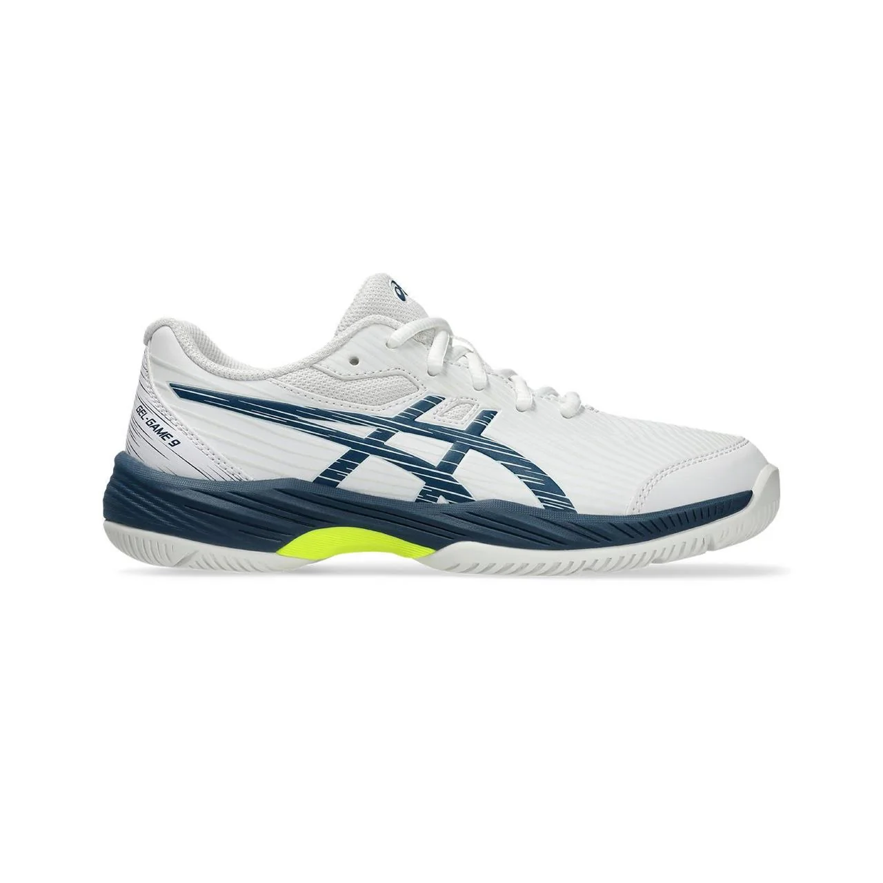 Asics Gel-Game 9 Junior White/Mako Blue