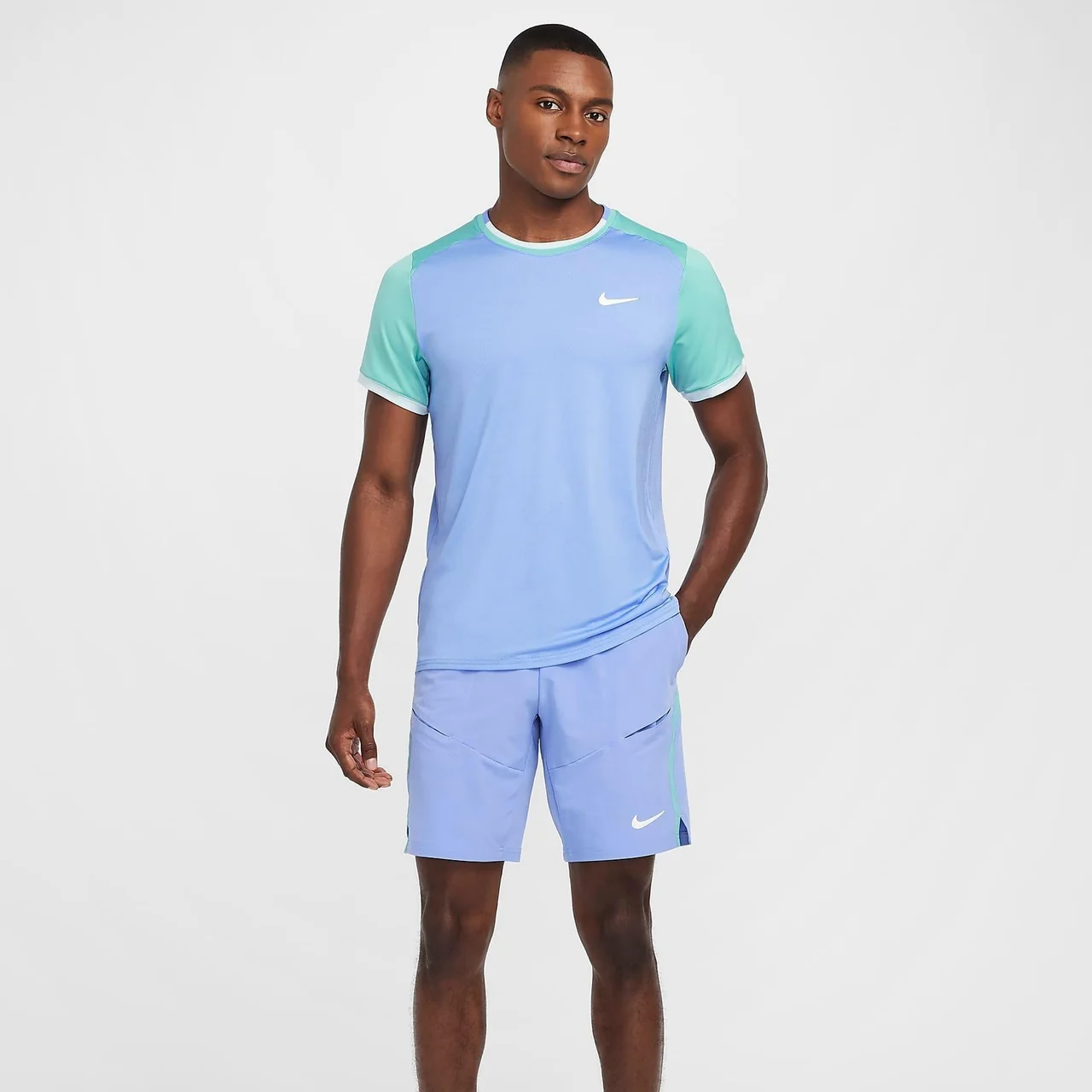 Nike Court Advantage T-shirt Frost Glacier Blue