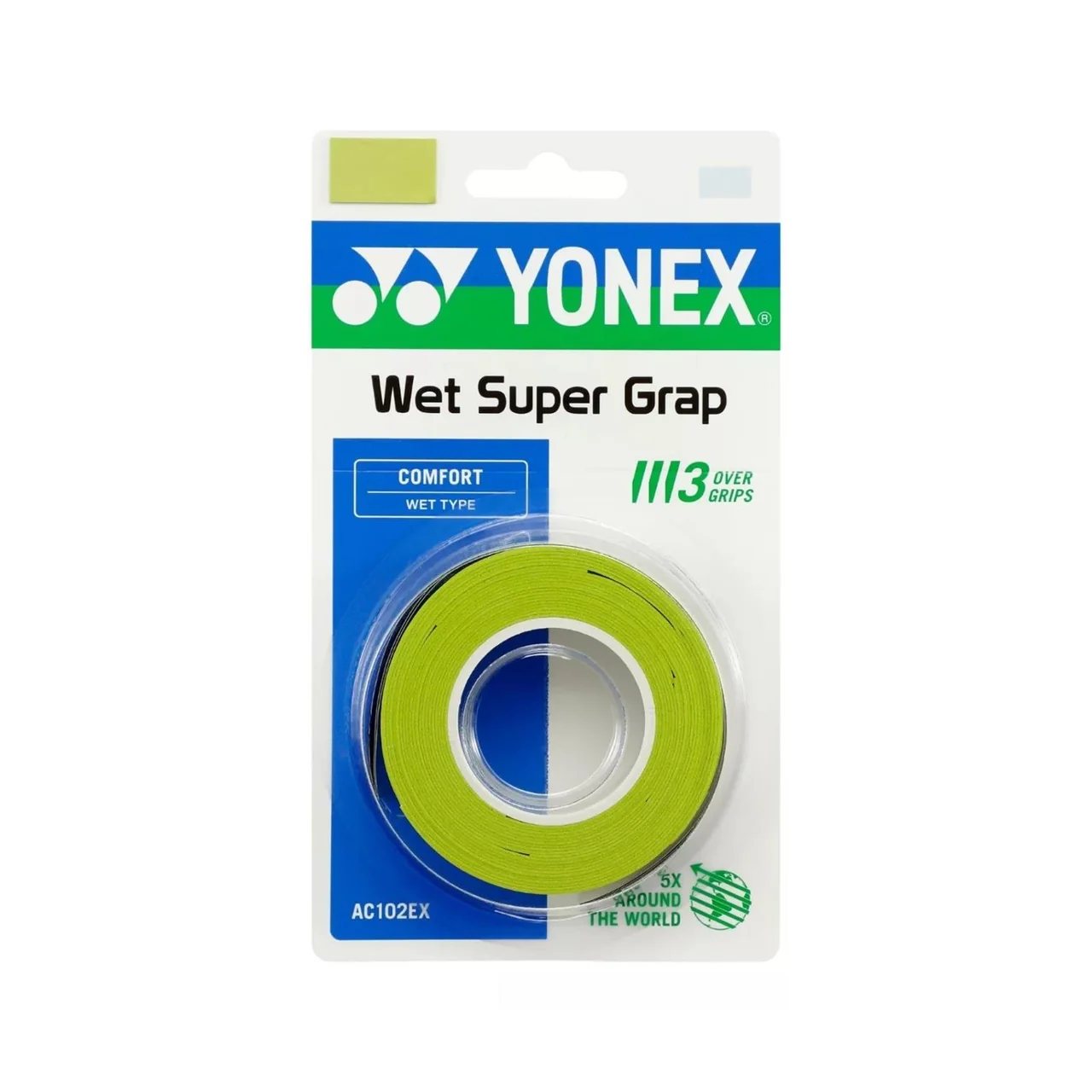 Yonex Wet Super Grap 3-pack Green