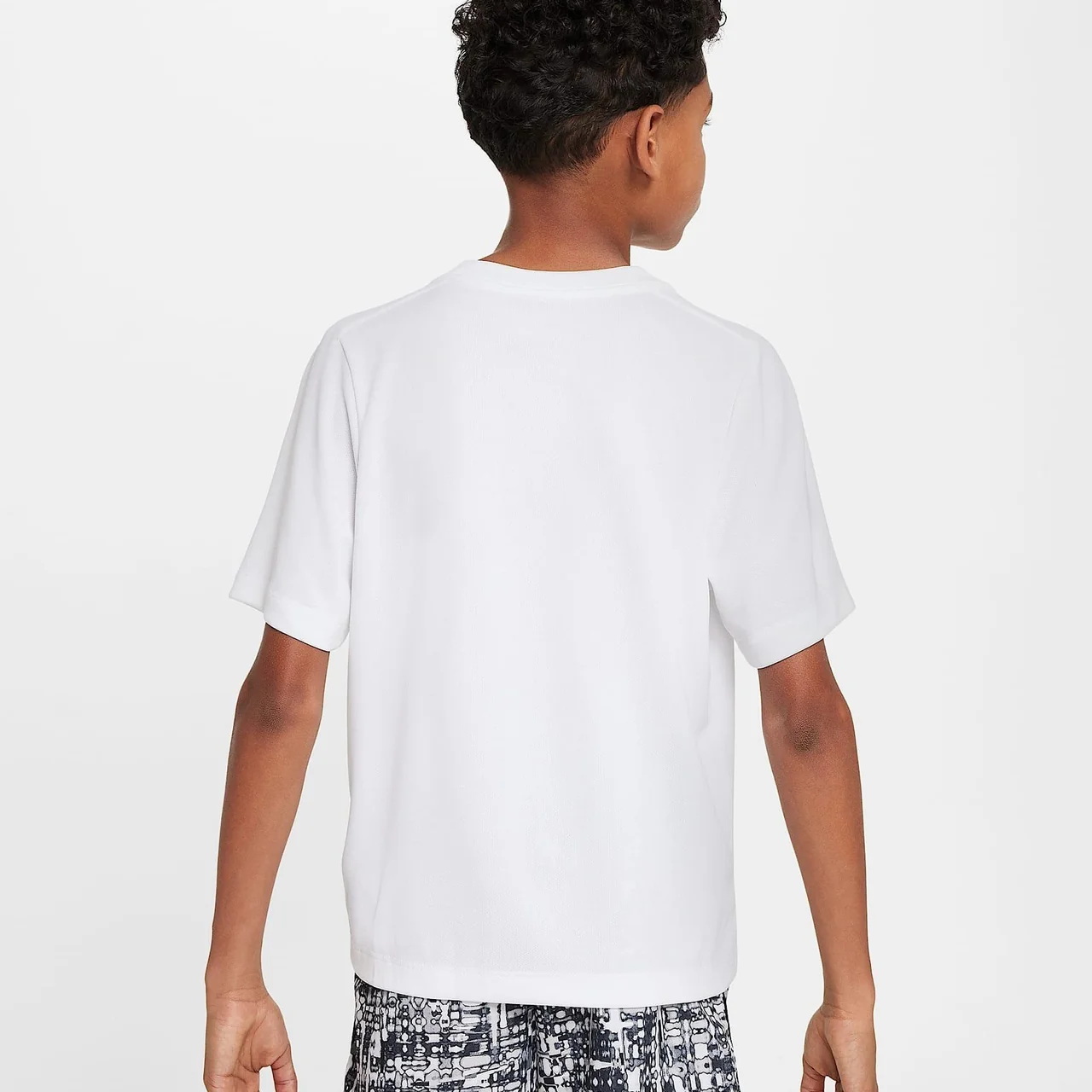 Nike Multi Short Sleeve Junior Top White