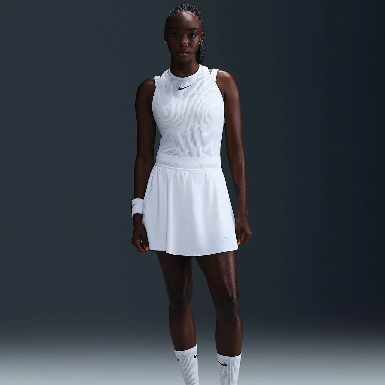 Nike Court Ace Advantage Women Skirt White