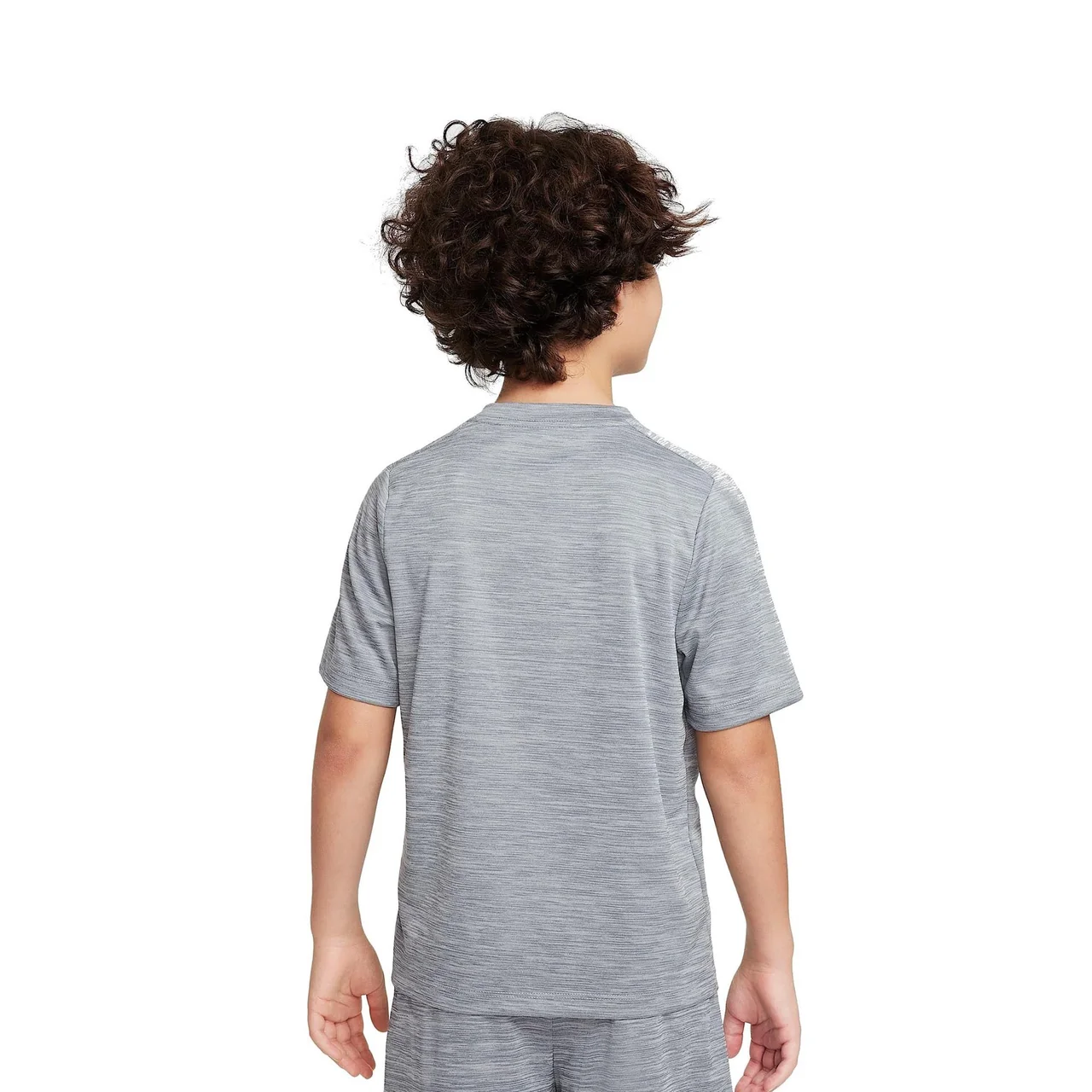 Nike Multi Kids' Dri-FIT Short-Sleeve Top Grey