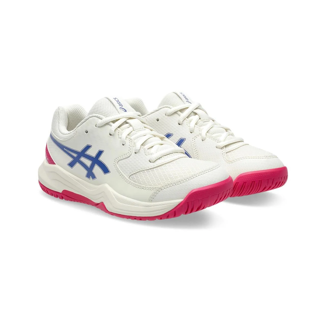 Asics Gel-Dedicate 8 Junior Cream/Dark Cobalt