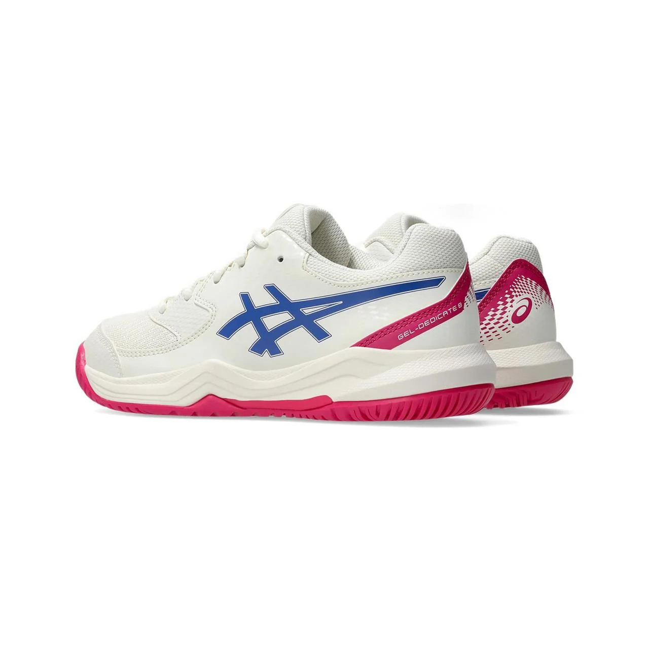 Asics Gel-Dedicate 8 Junior Cream/Dark Cobalt
