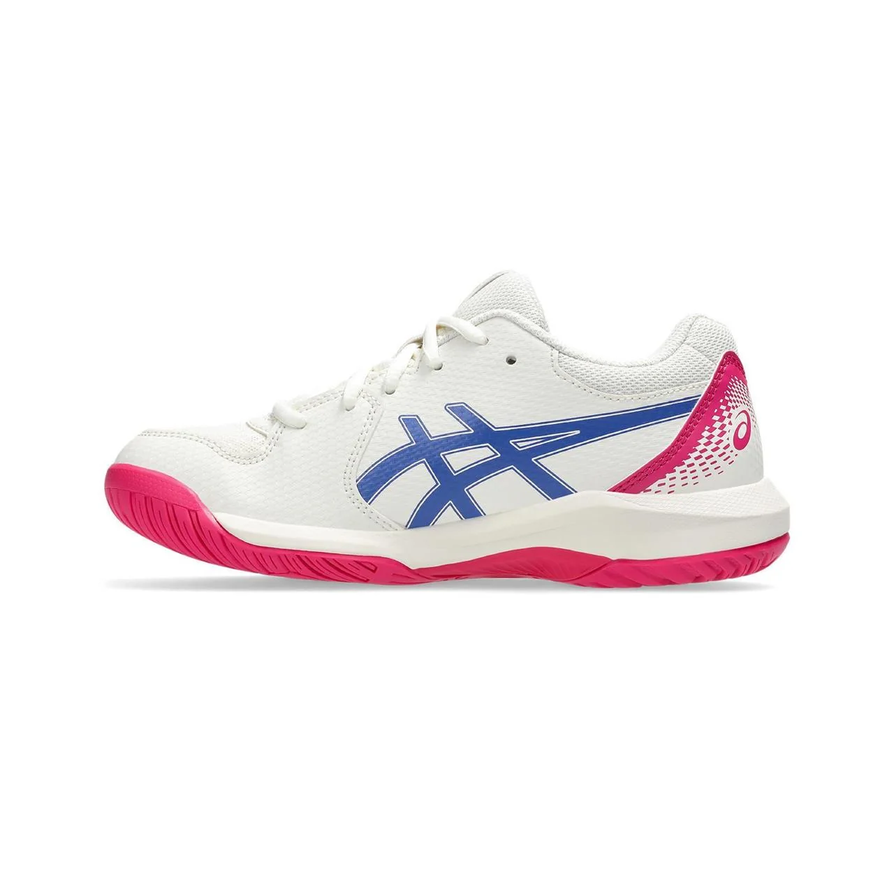 Asics Gel-Dedicate 8 Junior Cream/Dark Cobalt