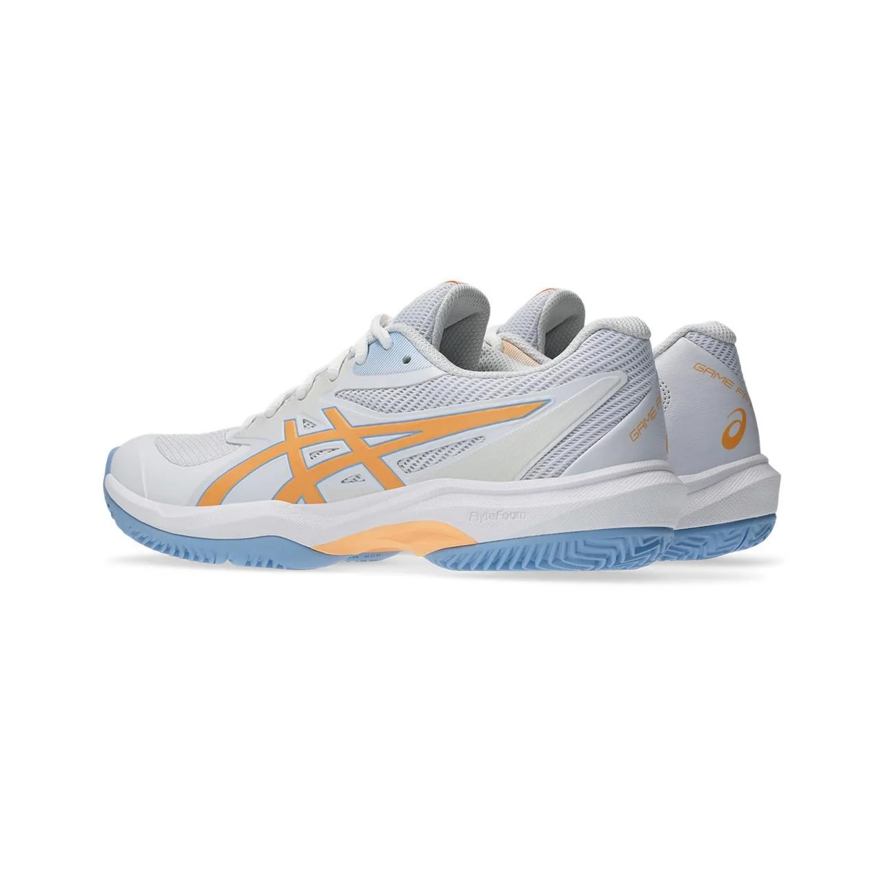 Asics Game FF Padel Women White/Orange Glow