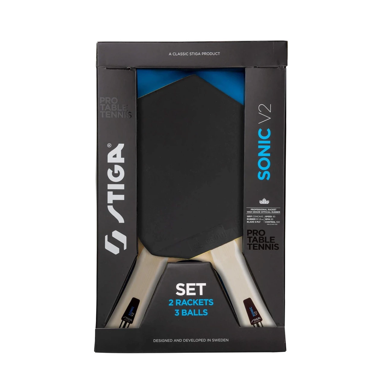 Stiga Stiga Set Sonic V2 Cybershape