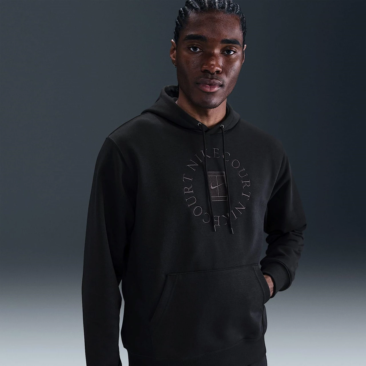 Nike Court DriFit Heritage Fleece Black/Anthracite
