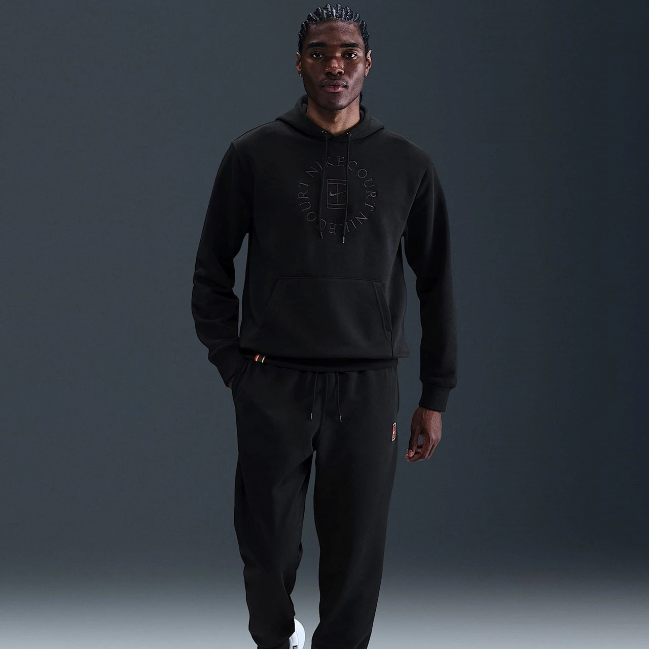 Nike Court DriFit Heritage Fleece Black/Anthracite