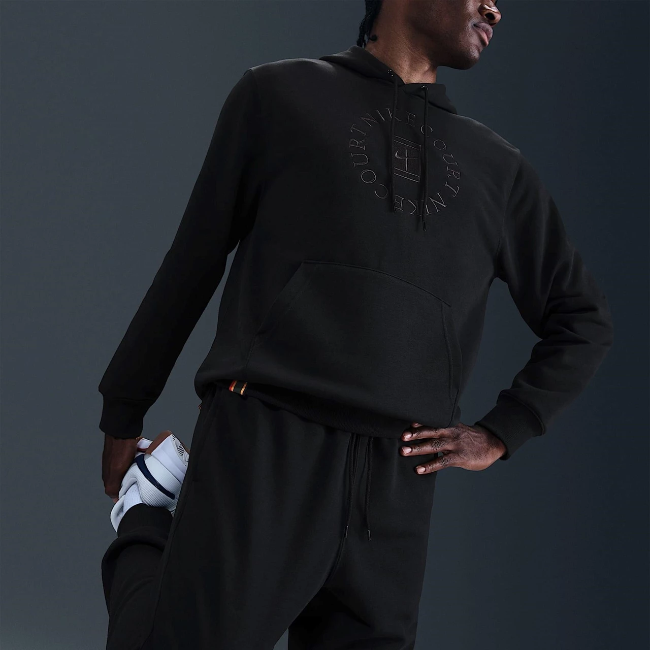 Nike Court DriFit Heritage Fleece Black/Anthracite