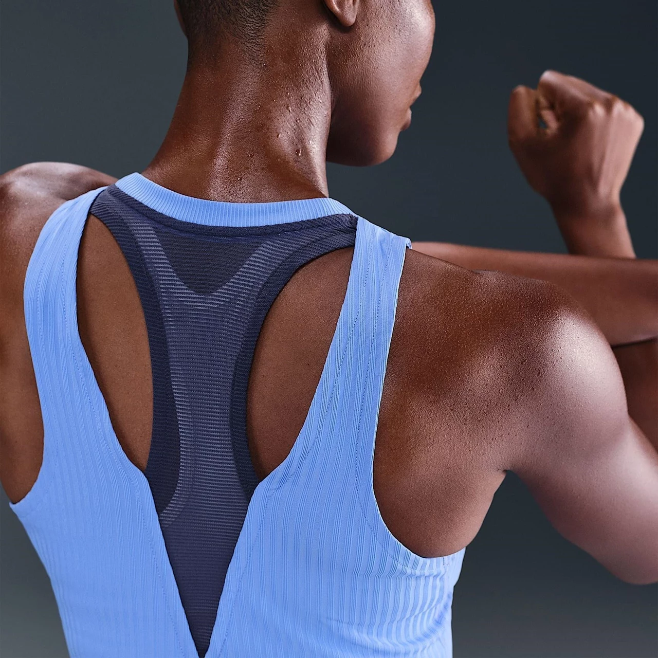 Nike Court DriFit Women Slam Tank US Open Royal Pulse/Thunder Blue