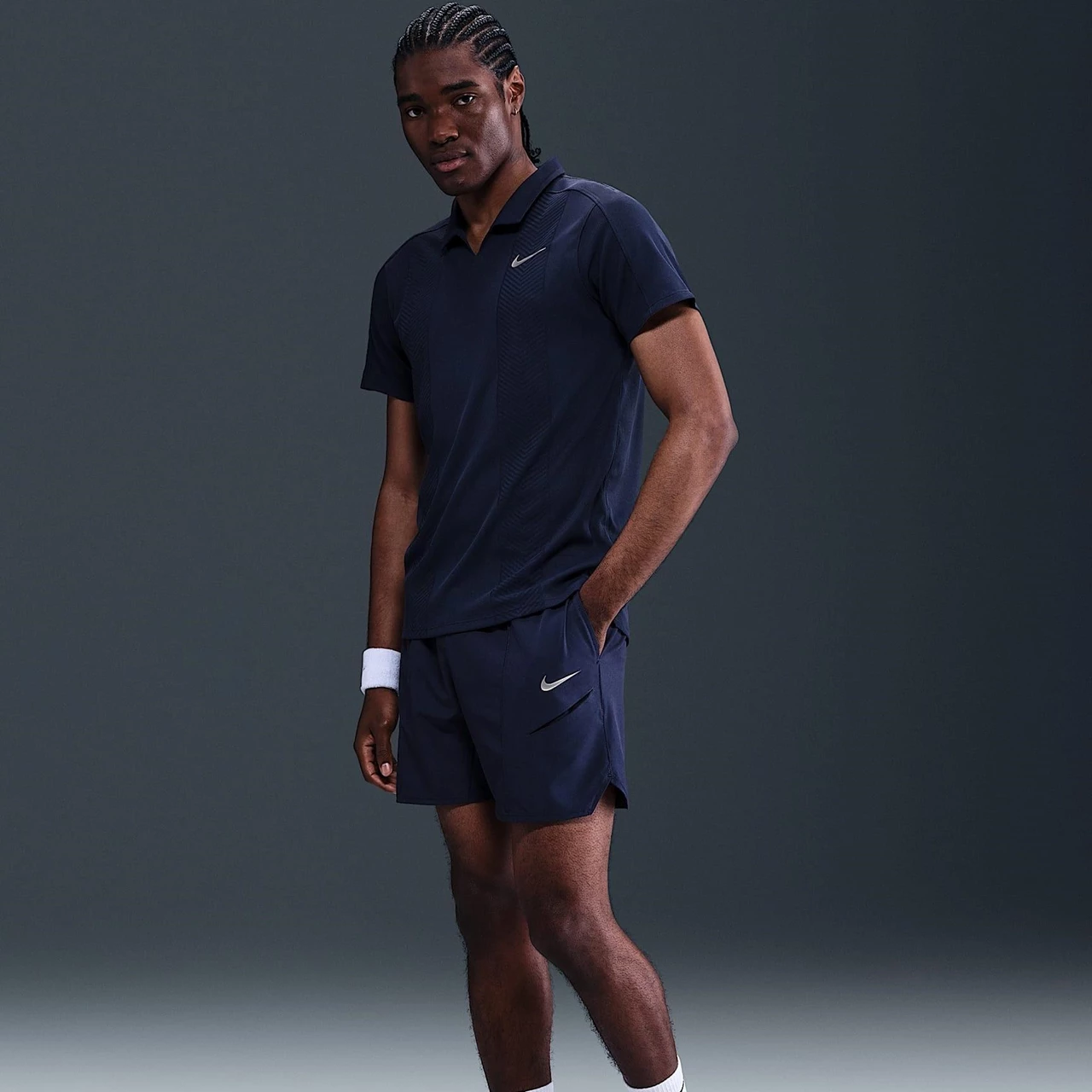 Nike DriFit Slam Shorts Navy Blue