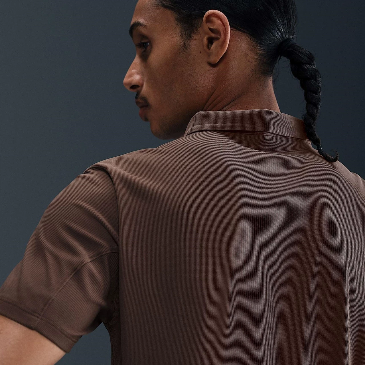 Nike DriFit Slam Polo Brown
