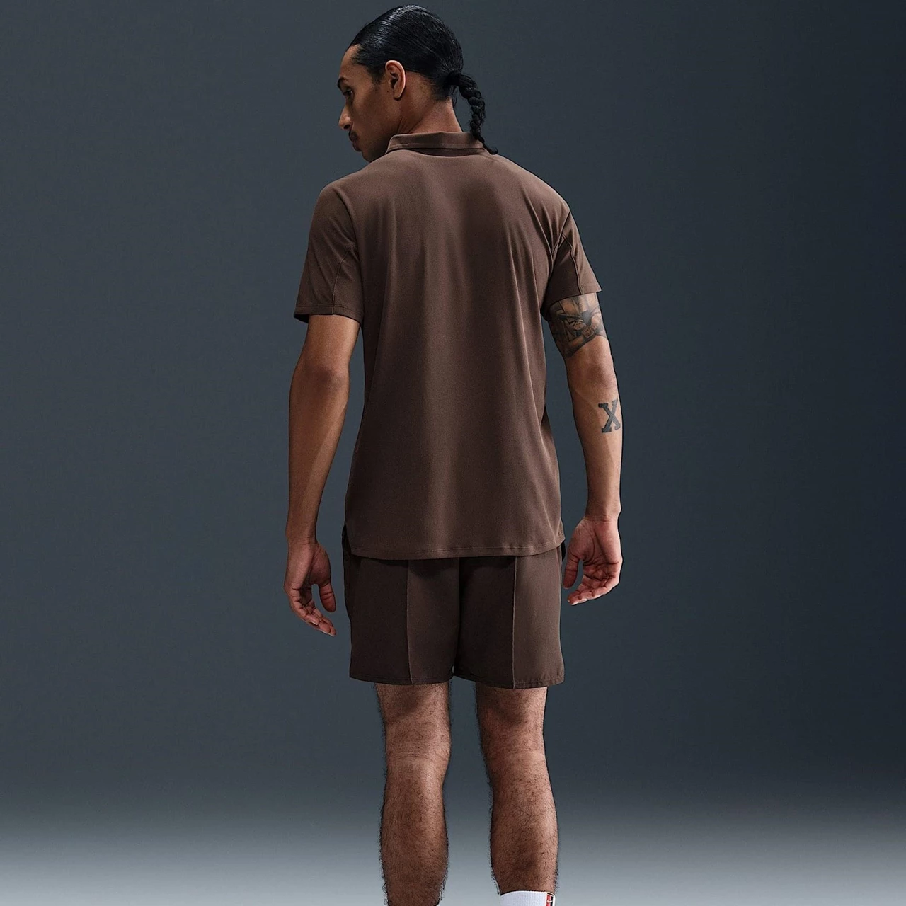 Nike DriFit Slam Polo Brown