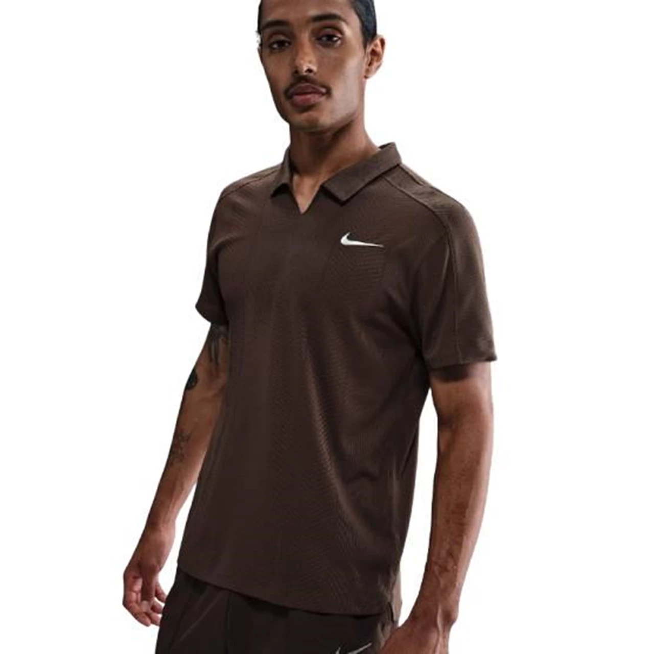 Nike DriFit Slam Polo Brown