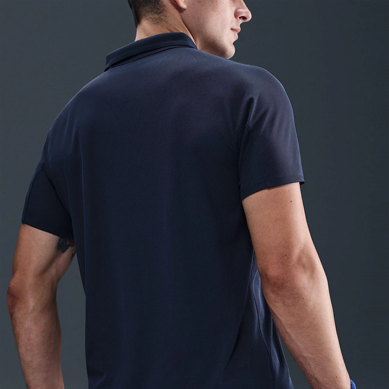 Nike DriFit Slam Polo Navy Blue