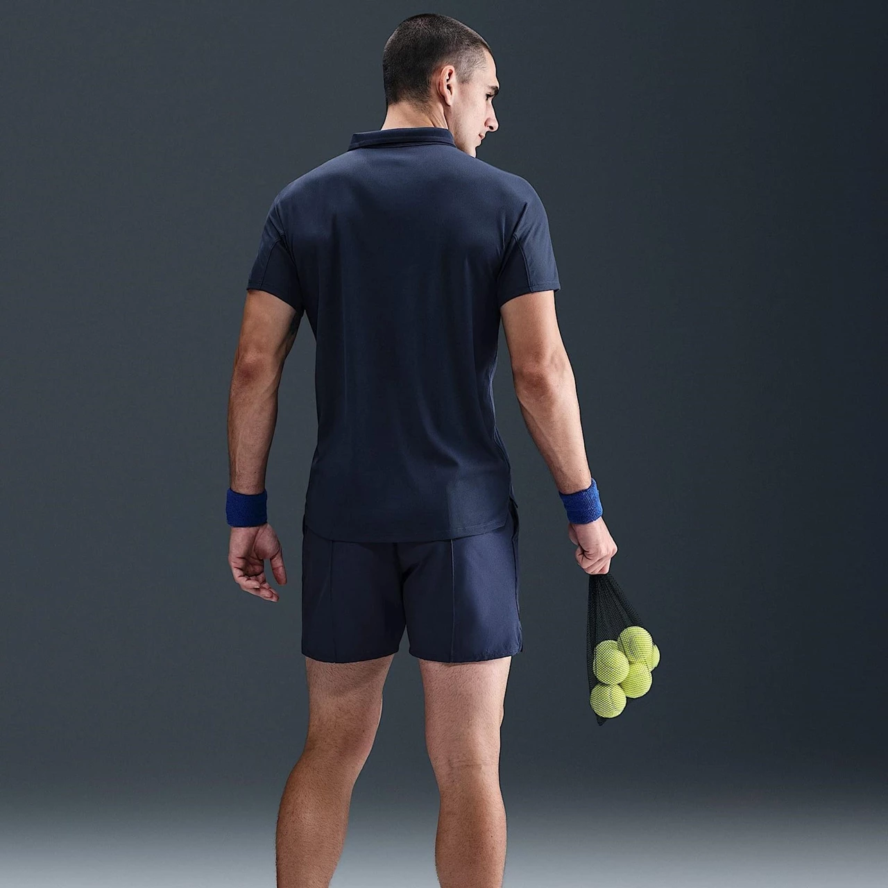 Nike DriFit Slam Polo Navy Blue