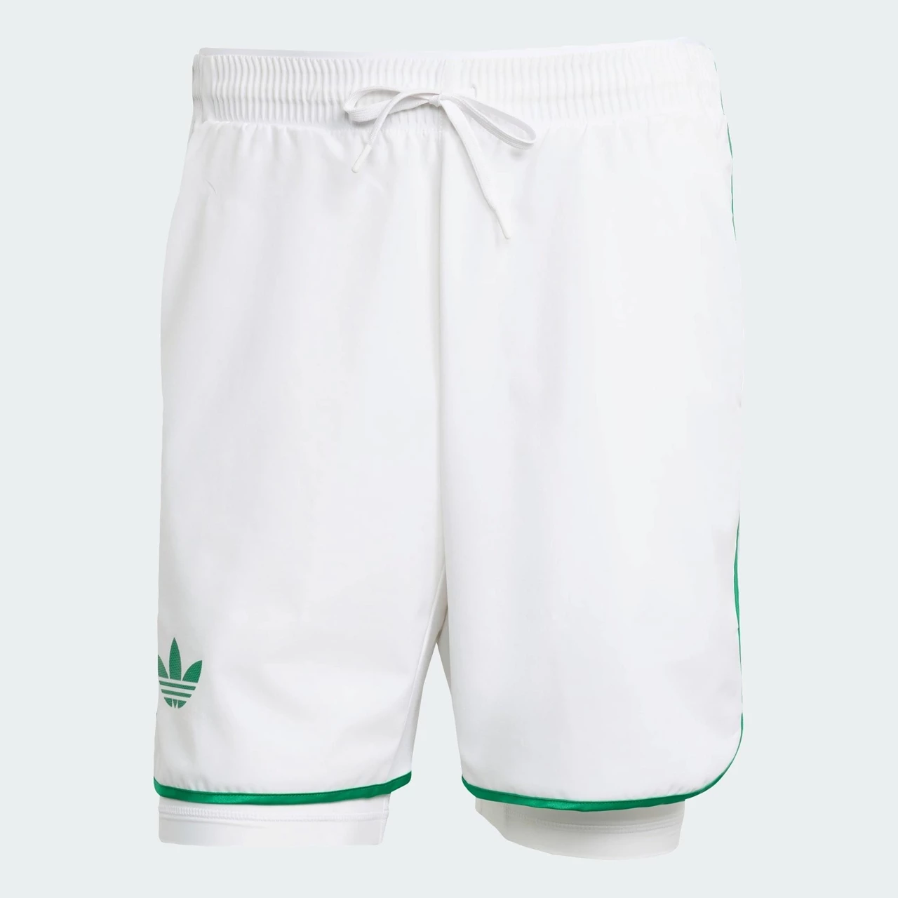 Adidas 2in1 Shorts White