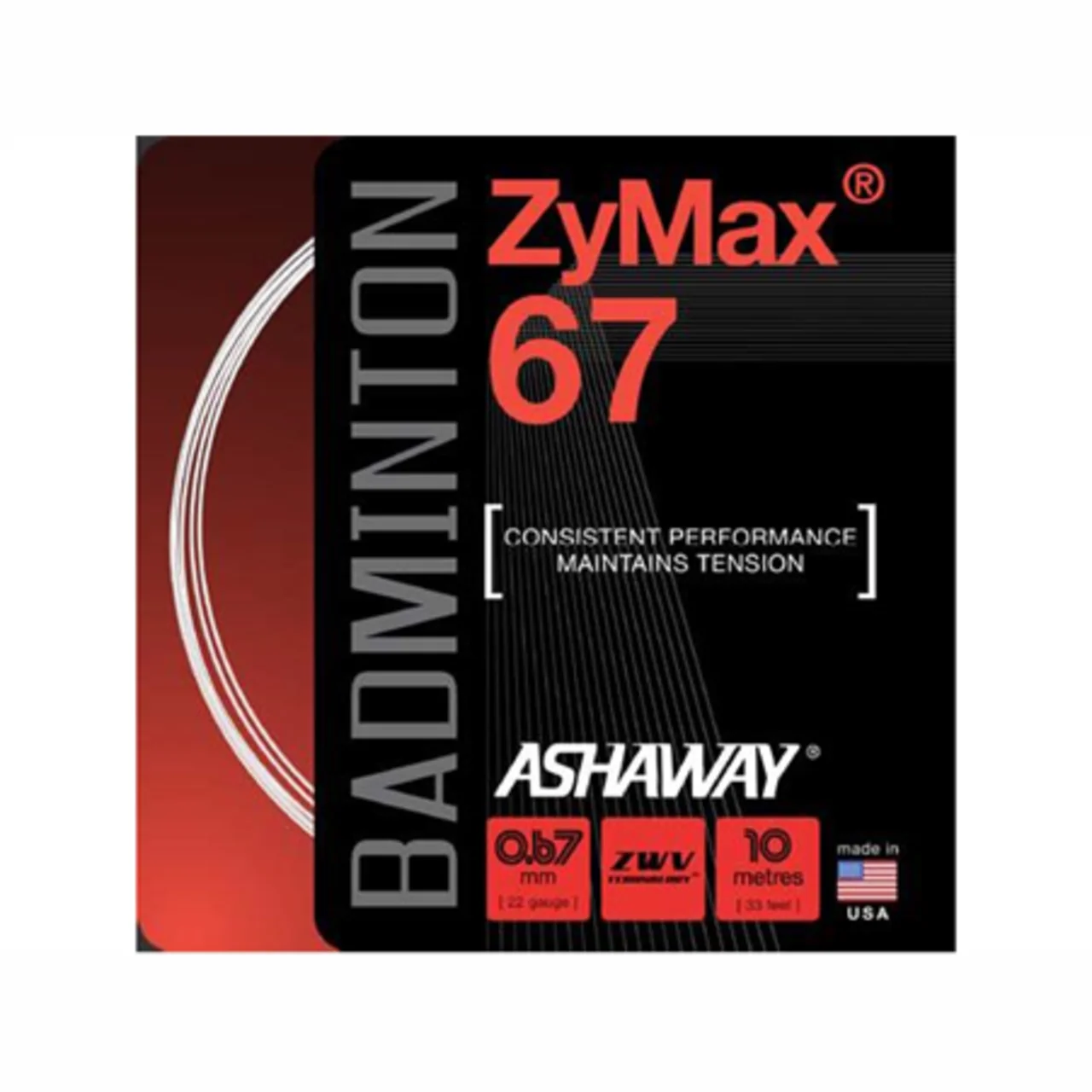Ashaway ZyMax 67 Platinum 200m
