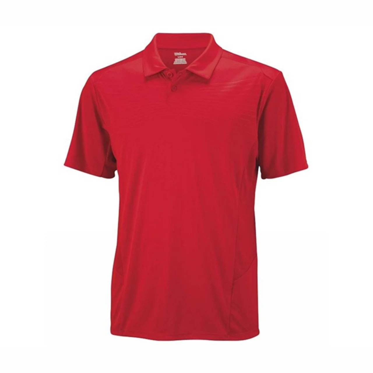 Wilson Solana Embossed Polo Red Size S