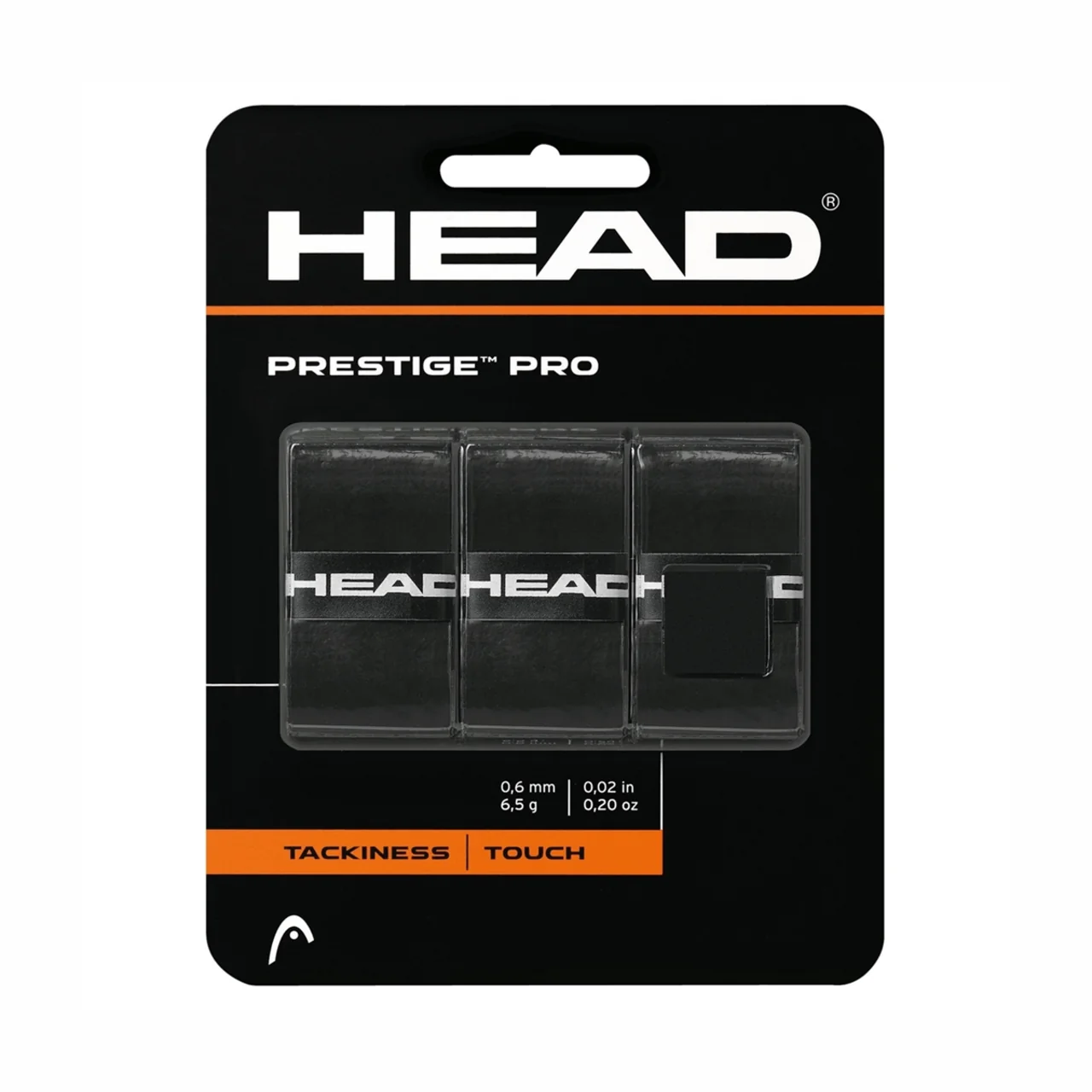 Head Prestige Pro Overgrip 3-pack Black