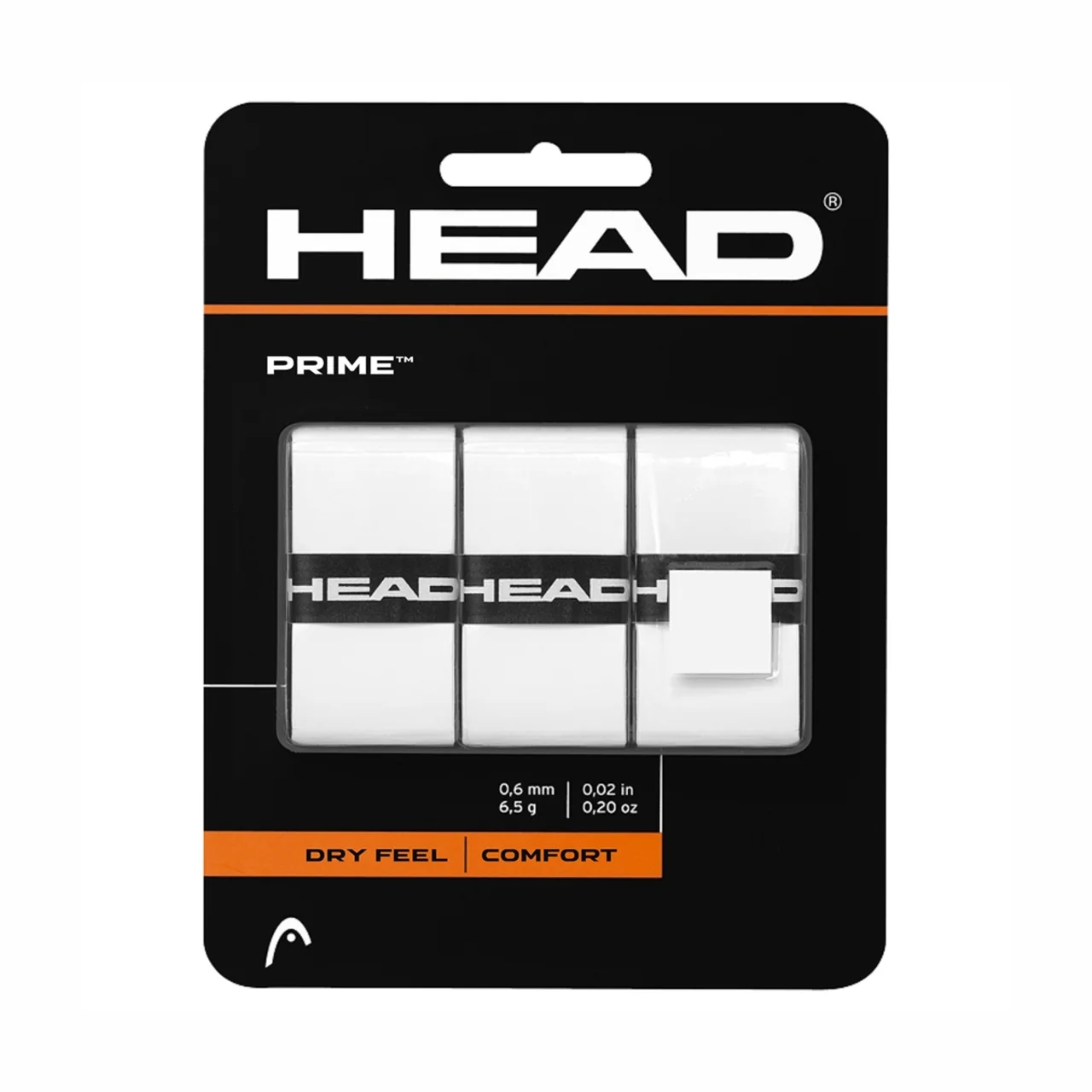 Head Prime 3-pack White Dry