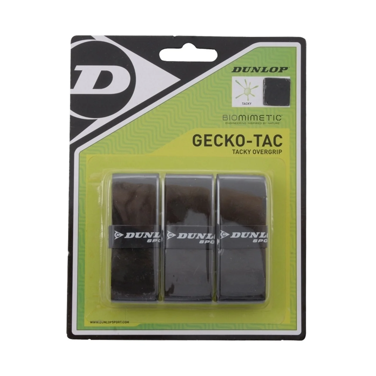 Dunlop Gecko Tacky Overgrip Black/White