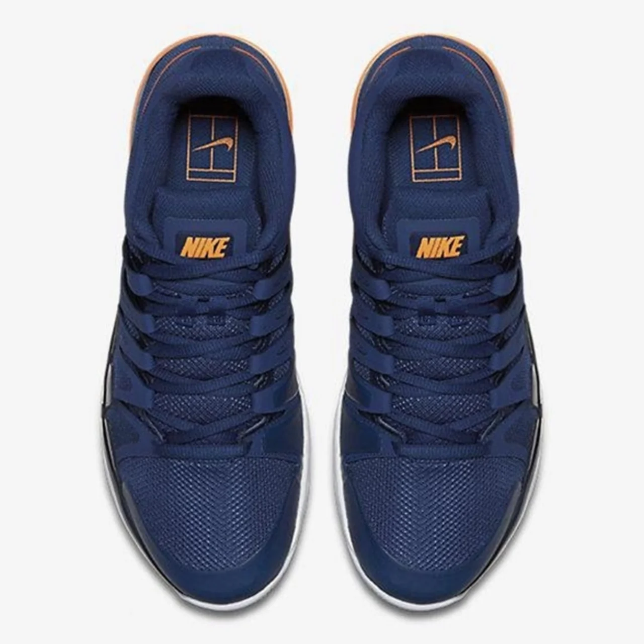 Nike Zoom Vapor Tour 9.5 Navy/Orange Junior